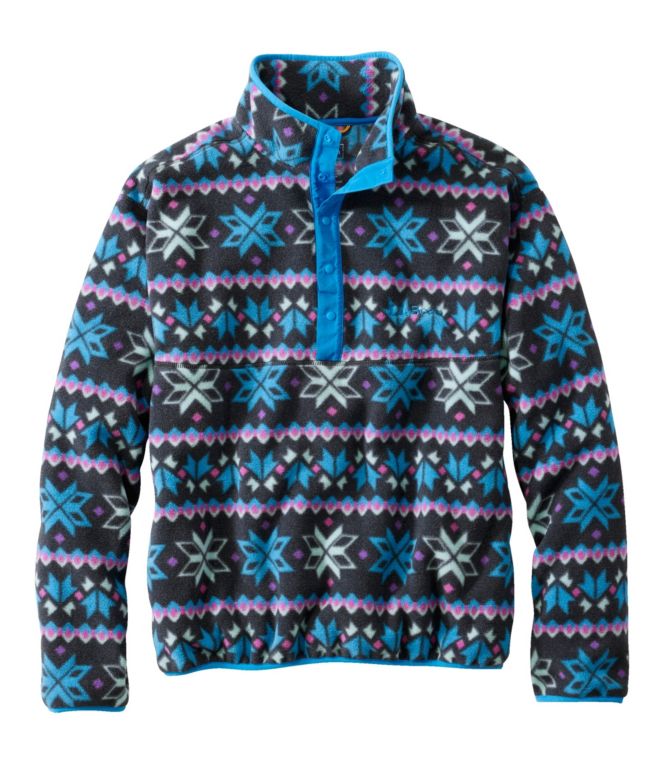 Adults' Bean's Classic Fleece Pullover, Print