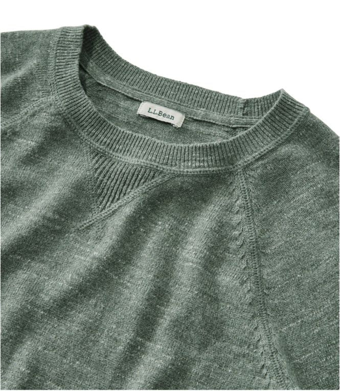 Women's Organic Cotton Slub Sweater, Crewneck Sweatshirt