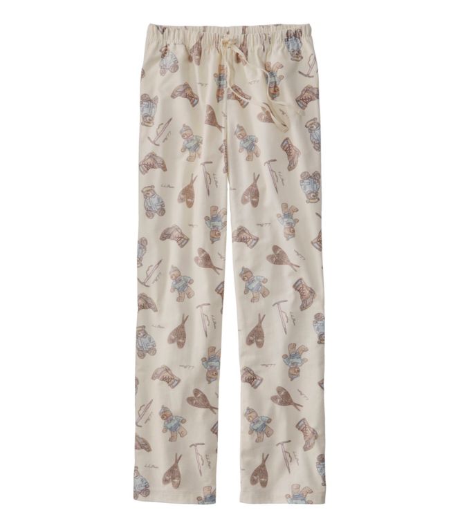 Women's L.L.Bean Flannel Sleep Pants, Print