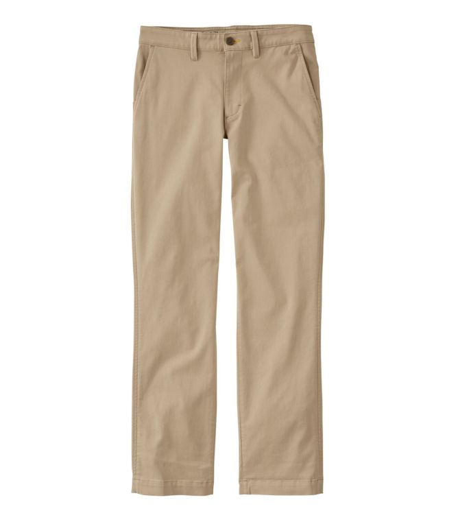 Men's Comfort Stretch Chino Pants, Standard Fit, Straight Leg