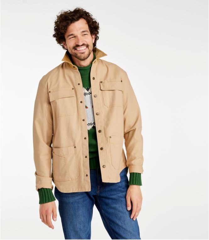Men's Signature Lined Canvas Shirt Jac