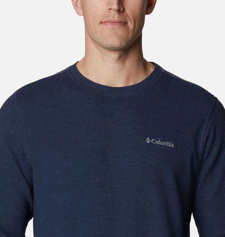 Columbia Men' Pin Peak Waffl Lon Sleev Crew