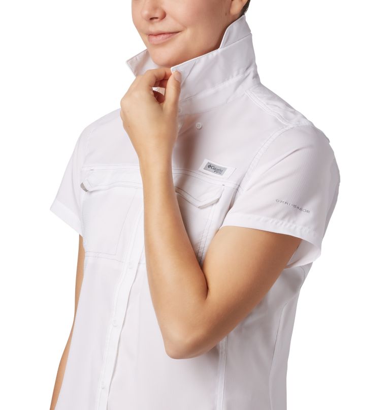 Columbia Women' PF L Drag Shor Sleev Shirt