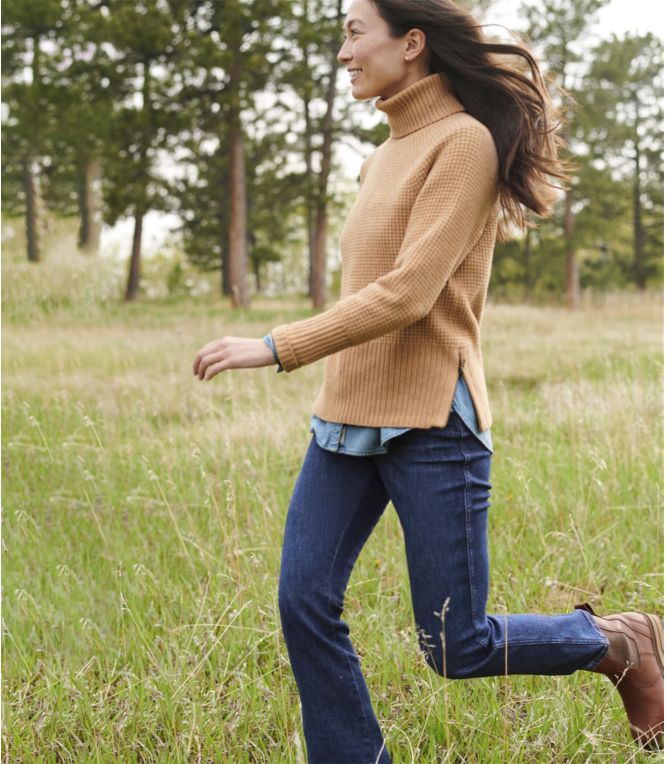 Women's SuperSoft Waffle Sweater, Turtleneck