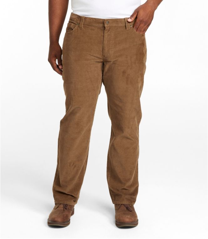 Men's BeanFlex? Corduroy Pants, Five-Pocket, Standard Fit, Straight Leg