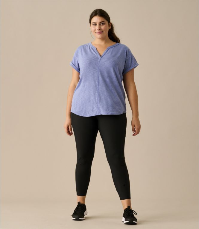 Women's Streamside Tee, Short-Sleeve Splitneck