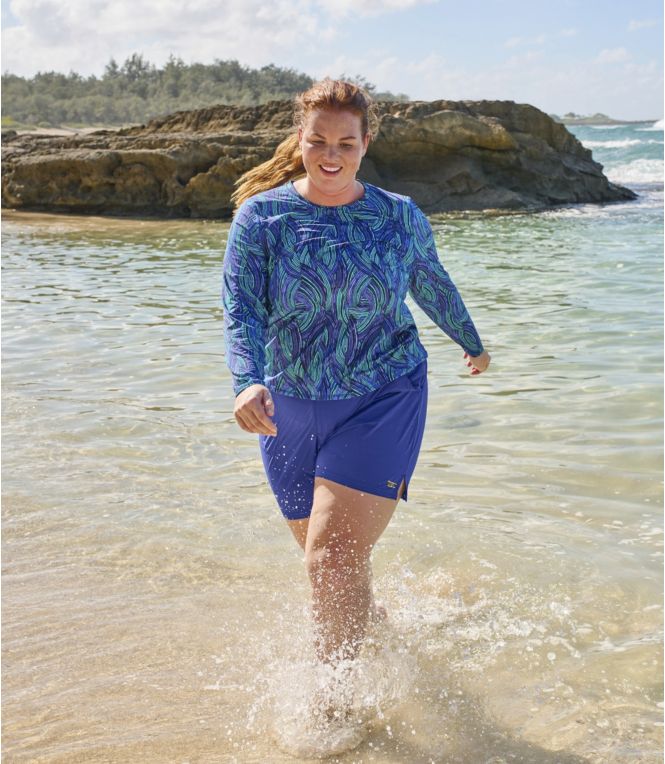 Women's SunSmart? UPF 50+ Sun Shirt, Print