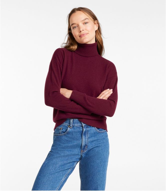 Women's Classic Cashmere Sweater, Turtleneck