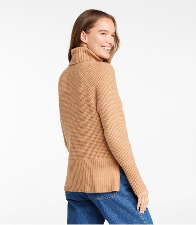 Women's SuperSoft Waffle Sweater, Turtleneck