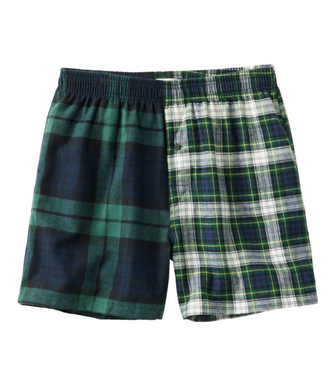 Men's Scotch Plaid Flannel Boxers