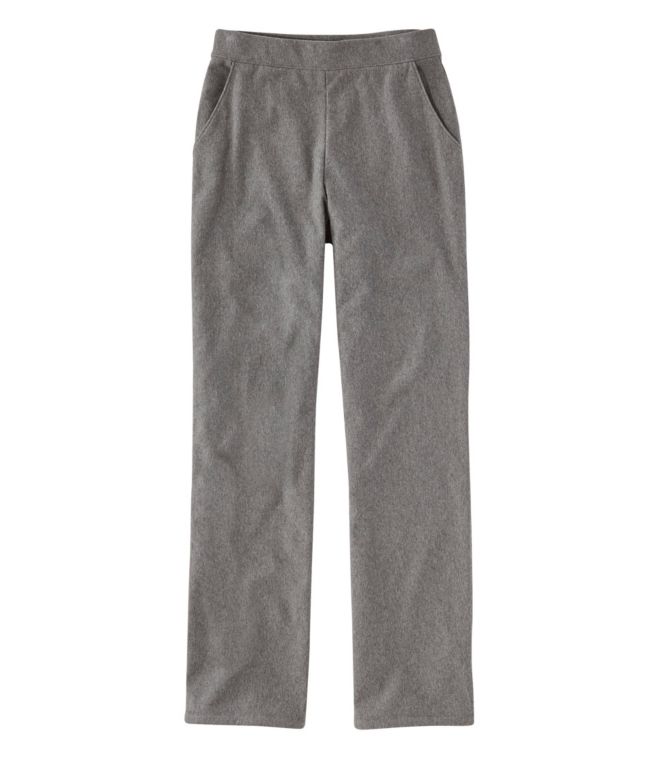 Women's Perfect Fit Pants, Fleece-Backed Straight-Leg