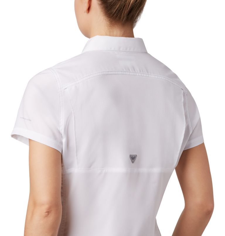 Columbia Women' PF L Drag Shor Sleev Shirt
