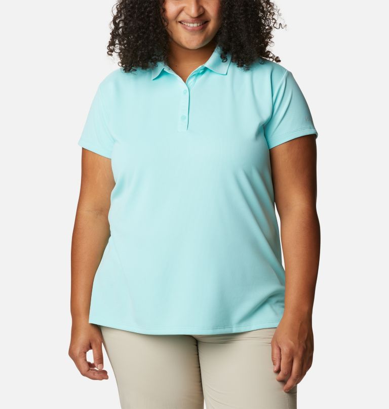 Columbia Women' PF Innisfree Shor Sleev Pol Shir  Plu Size