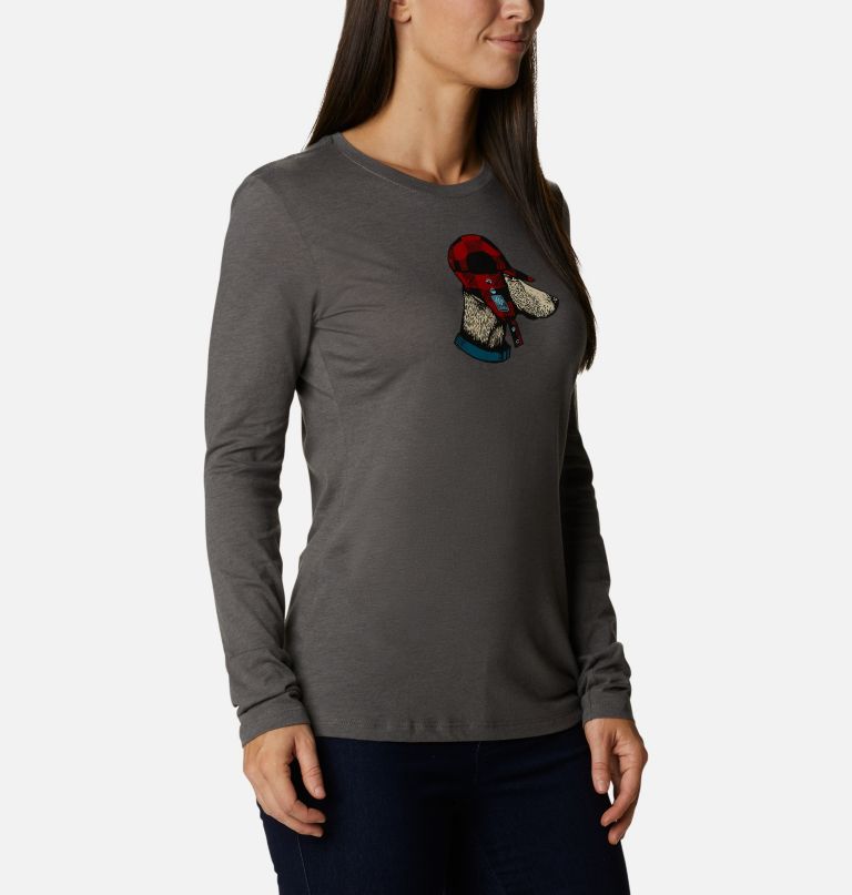 Columbia Women' Hidde Haven Lon Sleev T-Shirt