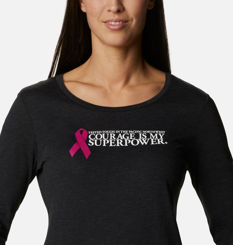 Columbia Women' Teste Toug I Pink Lon Sleev T-Shirt