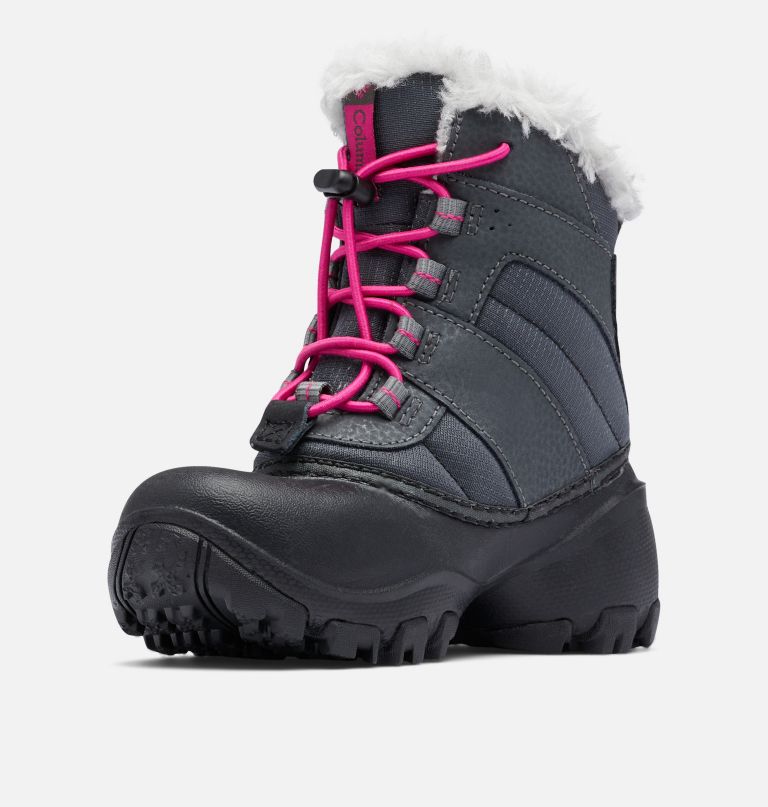 Columbia Bi Kids Rop Tow Waterproo Faux-Fu Tri Boot
