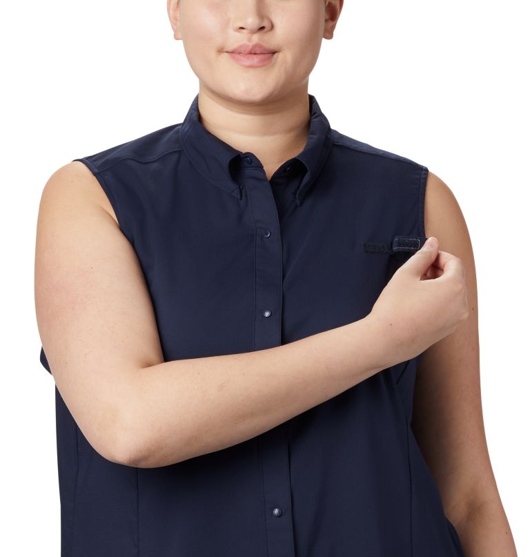 Columbia Women' PF Tamiami Sleeveles Shir  Plu Size