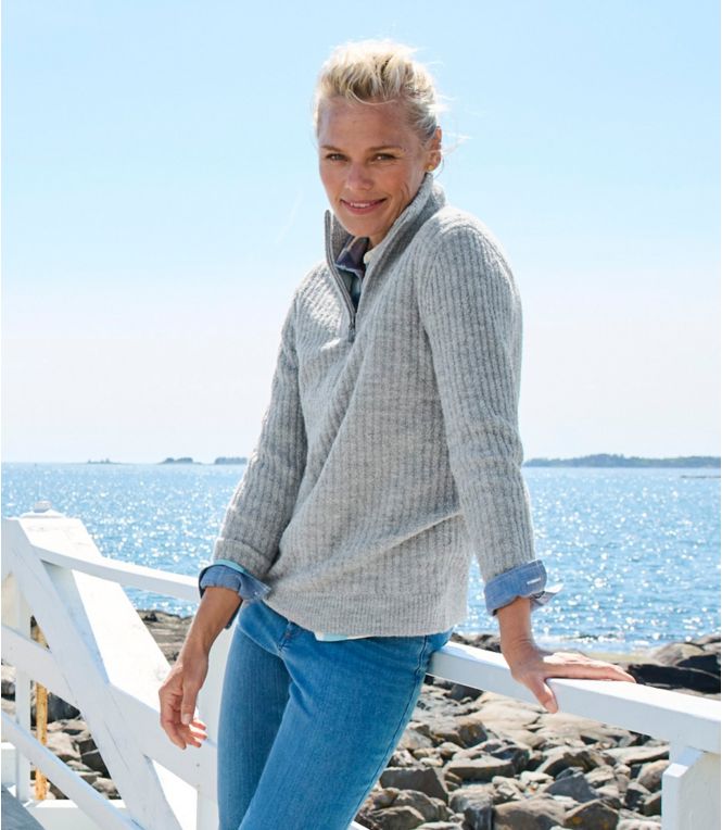 Women's Cozy Cloud Sweater, Quarter-Zip