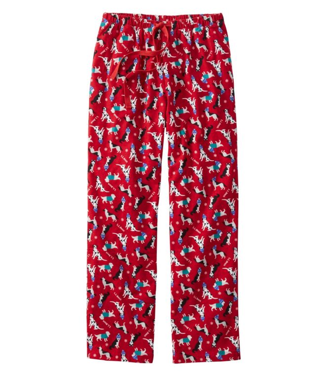Women's L.L.Bean Flannel Sleep Pants, Print