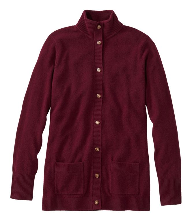 Women's Classic Cashmere Button-Front Cardigan
