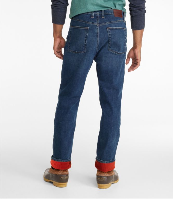 Men's BeanFlex? Jeans, Classic Fit, Fleece-Lined