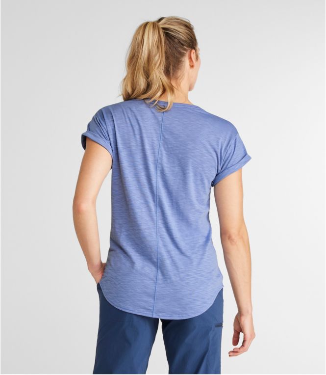 Women's Streamside Tee, Short-Sleeve Splitneck
