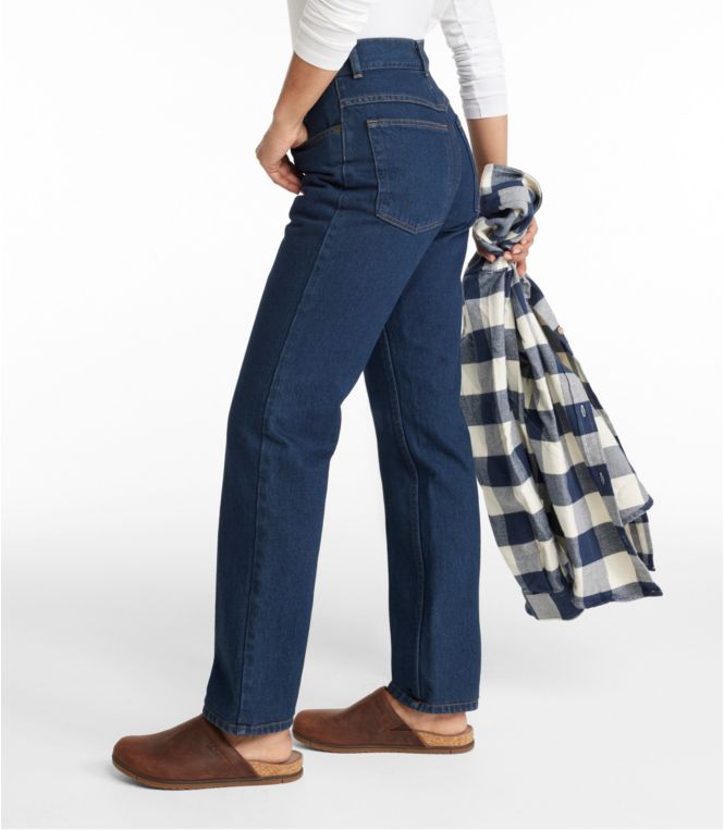 Women's Double L? Jeans, Ultra High-Rise Straight-Leg