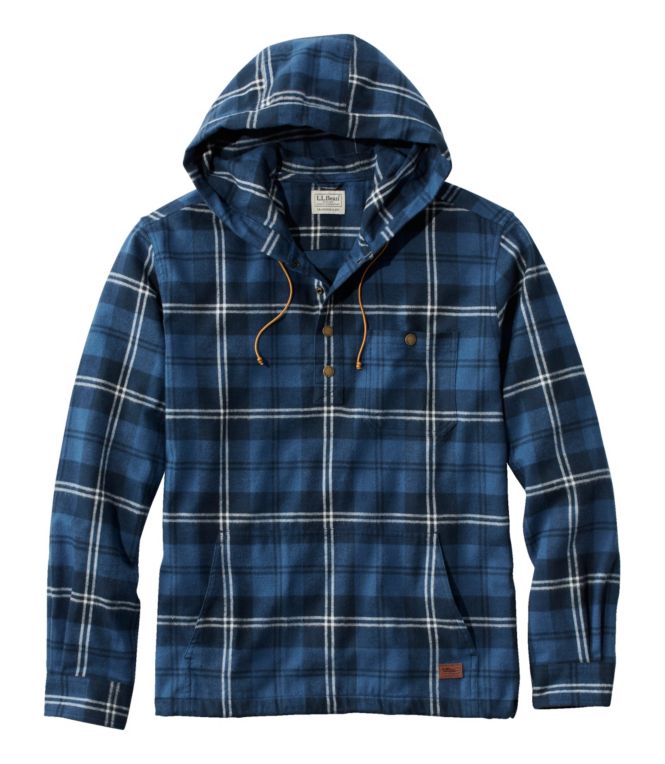 Men's Scotch Plaid Flannel Shirt, Anorak, Traditional Fit