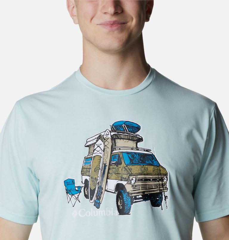 Columbia Men' Su Tre Shor Sleev Graphi T-Shir  Tall