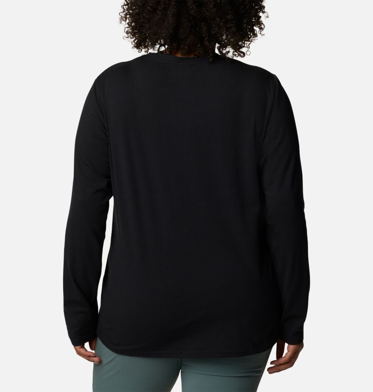 Columbia Women' Su Trek Lon Sleev T-Shir  Plu Size
