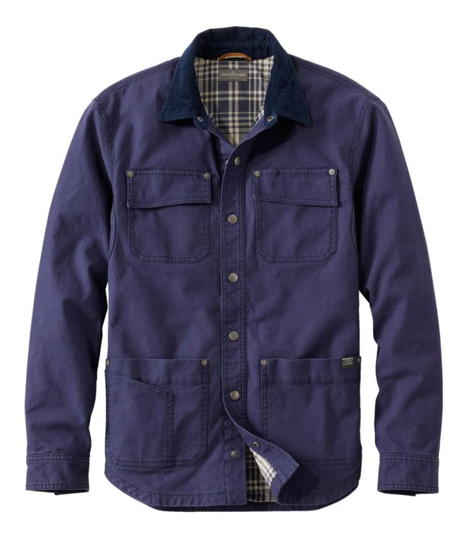 Men's Signature Lined Canvas Shirt Jac
