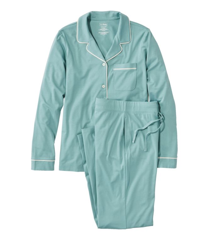 Women's Super-Soft Shrink-Free Pajama Set, Button-Front